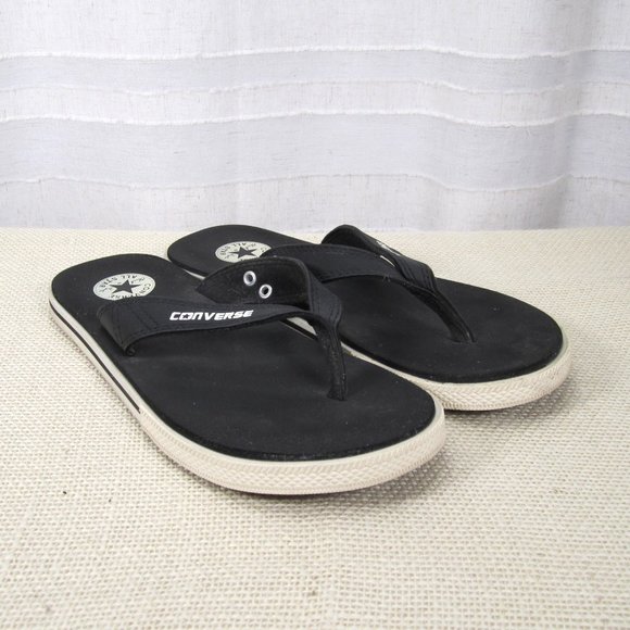 Converse Shoes Vintage Converse All Star Black Flip Flops 6 Or 65 Poshmark
